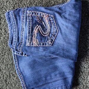 Silver Aiko bootcut jeans